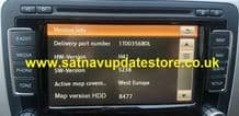 SEAT RNS 510 - 5238 / 5274 / 6276  FIRMWARE UPDATE FOR RNS510 NAVIGATION UNITS
