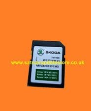 SKODA AMUNDSEN GEN 2 ( MIB 2 ) 2021/22 NAVIGATION SD CARD UK & EUROPE.
