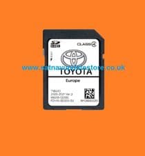 TOYOTA TNS510 SD CARD 2021 v2 UK & EUROPEAN MAP UPDATES