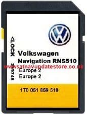 VOLKSWAGEN RNS510 SATELLITE NAVIGATION UPDATE 2021
