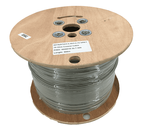 02YS(ST)CY 0.45/2.0-75 Silvered Copper PVC RAL7032 500m