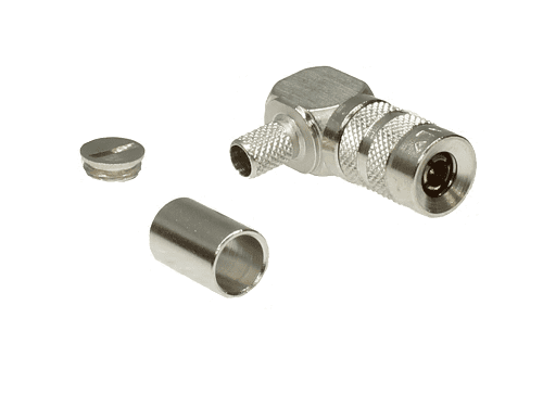 1.0/2.3 Right Angled Crimp Plug RA7000, ST121, 0.6/2.8