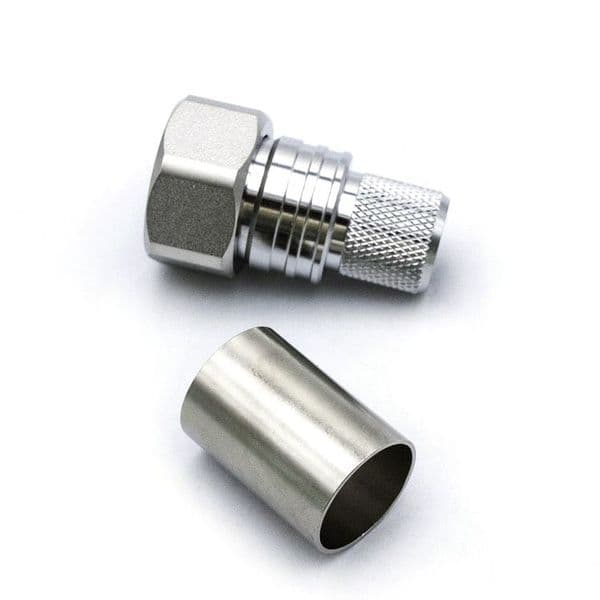 4.3/10 Crimp Plug LMR600 EZ-Fit (EZ/15.5)