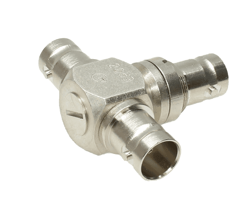 BNC B/H J/J/J Adaptor with -20dB Monitor Port 75 ohm