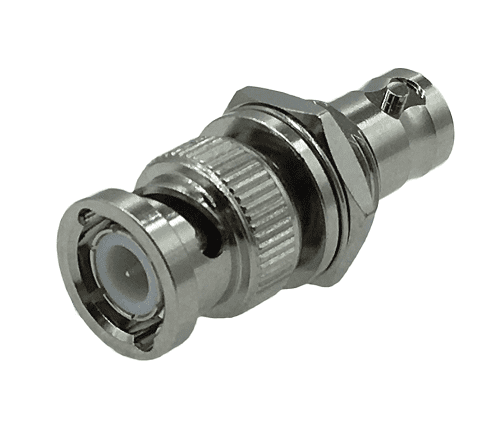 BNC Bulkhead Adaptor Jack/Plug 50 ohm