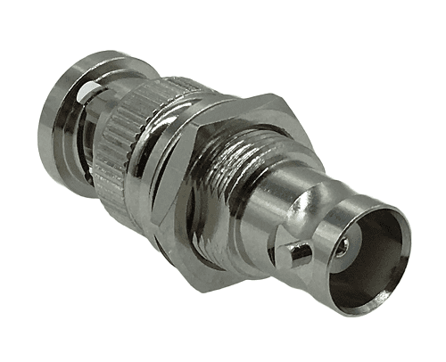 BNC Bulkhead Adaptor Jack/Plug 50 ohm