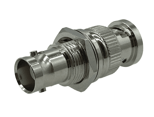 BNC Bulkhead Adaptor Jack/Plug 50 ohm