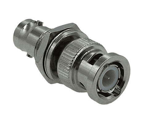 BNC Bulkhead Adaptor Jack/Plug 50 ohm