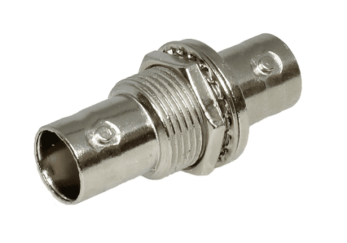 BNC Bulkhead Jack/Jack Adaptor (75 ohm) Die Cast