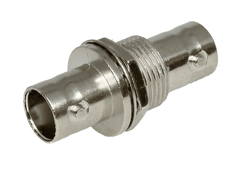 BNC Bulkhead Jack/Jack Adaptor (75 ohm) Die Cast