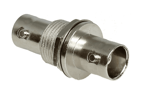 BNC Bulkhead Jack/Jack Adaptor (75 ohm) Die Cast