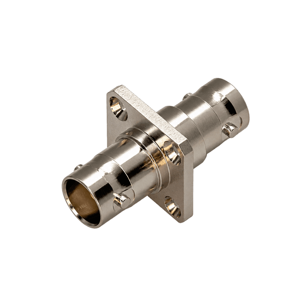 BNC Jack/ Jack Adaptor 4 Hole Square Flange (18.5/12.7/3.0) 50-ohm