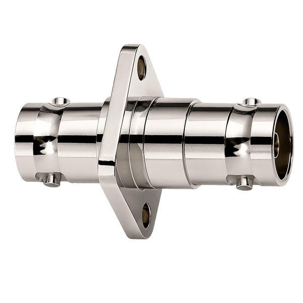 BNC Jack/ Jack Adaptor 4 Hole Square Flange (18.5/12.7/3.0) 50-ohm