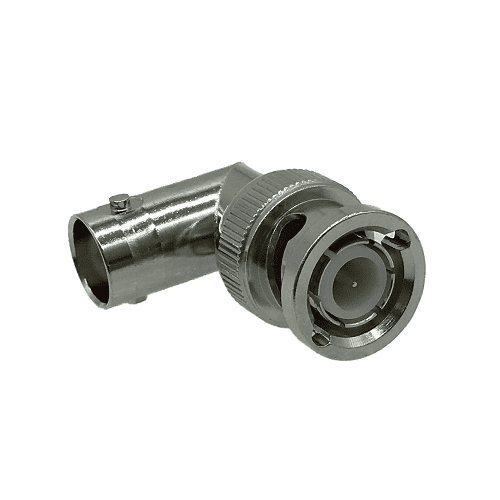 BNC Right-Angled Adaptor Jack/Plug 50 ohm..
