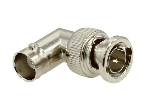 BNC Right-Angled Adaptor Jack/Plug 75 ohm