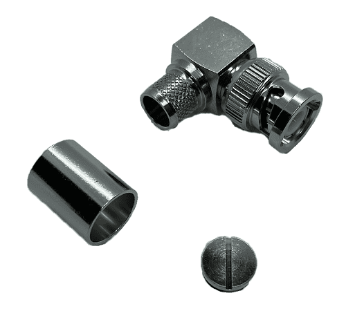 BNC Right-Angled Crimp Plug LMR400 / RG213