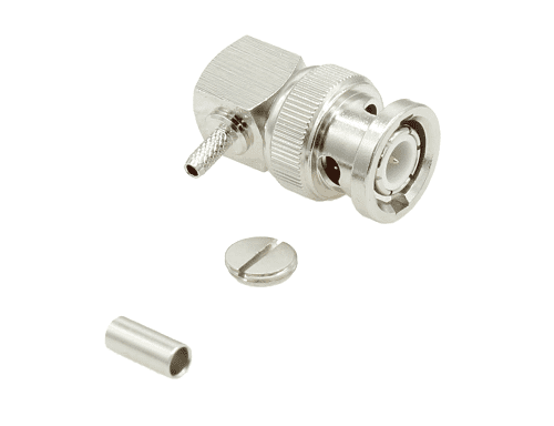 BNC Right-Angled Crimp Plug RG174, RG316