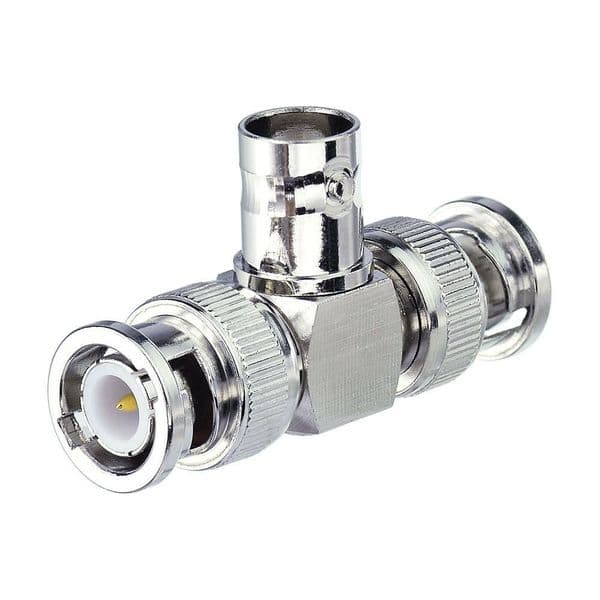 BNC T Adaptor P/J/P 50 ohm