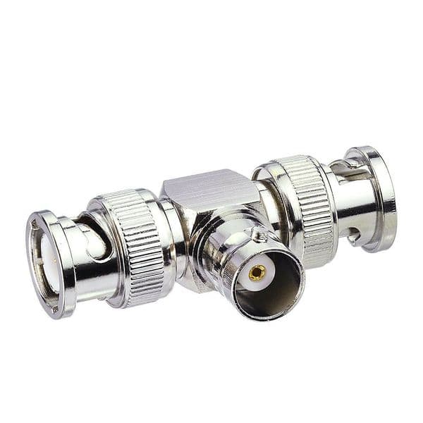 BNC T Adaptor P/J/P 50 ohm
