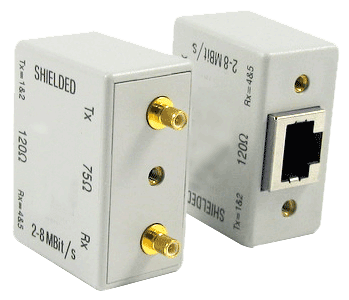 Dual Female SMB to RJ45 Balun Adaptor