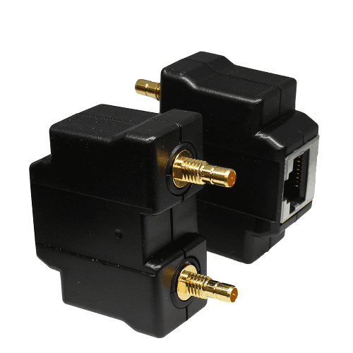 Dual Female SMB to RJ45 Balun Adaptor