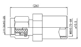 FME Male to RP-SMA Male Adaptor