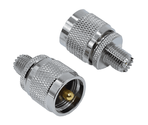 Mini UHF Female - UHF Male Adapter