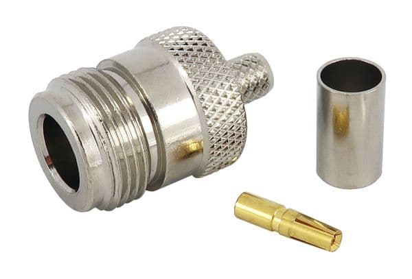 N Type Crimp Jack LMR240 (Crimp Pin)
