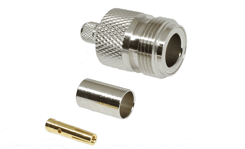 N Type Crimp Jack LMR240 (Solder Pin)