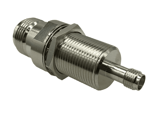 N Type Jack - SMA Jack Bulkhead Adaptor (53mm)