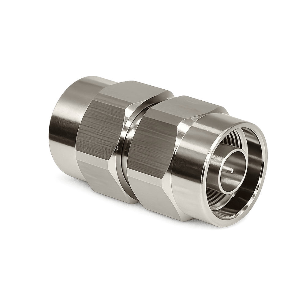 N Type Plug/Plug Adaptor Hex Coupling