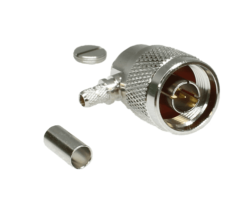 N Type Right-Angled Crimp Plug RG142