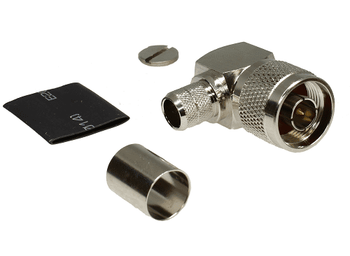 N Type Right-Angled Crimp Plug RG214