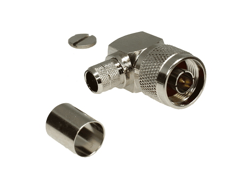 N Type Right-Angled Crimp Plug RG214