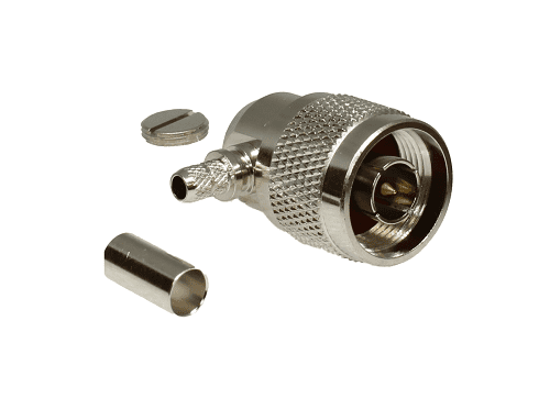 N Type Right-Angled Crimp Plug RG223, RG142