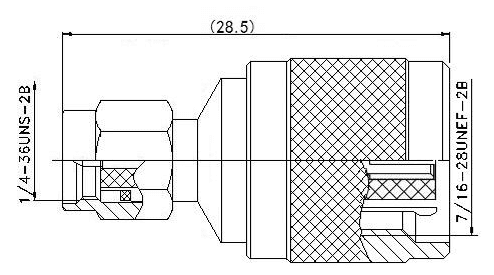 SMA Male - TNC-RP Plug Adaptor.