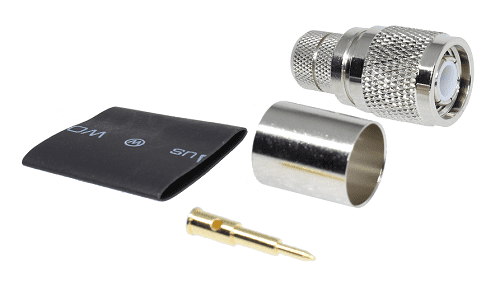 TNC Crimp Plug RG214