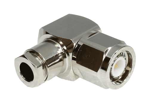 TNC Right-Angled Clamp Plug LMR240 (Hex Coupling)