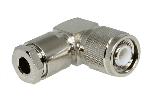 TNC Right-Angled Clamp Plug RG223