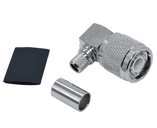 TNC Right-Angled Crimp Plug LMR240, 4D-FB