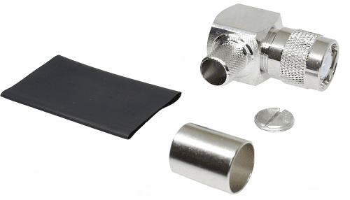 TNC Right-Angled Crimp Plug RG214