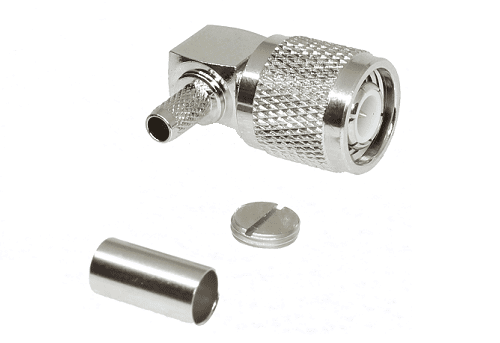 TNC Right-Angled Crimp Plug RG223