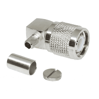 TNC Right-Angled Crimp Plug RG58