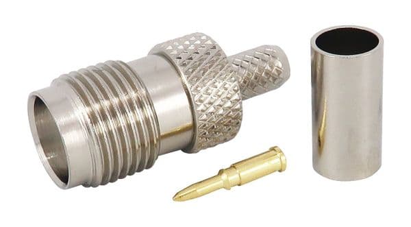 TNC-RP Crimp Jack RG58, LMR195, URM43