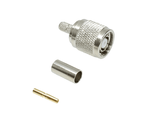 TNC-RP Crimp Plug RG223, RG142, RG400