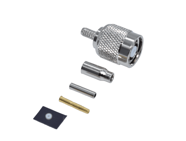 TNC-RP Crimp Plug RG174, RG188, RG316, LMR100 (crimp pin)