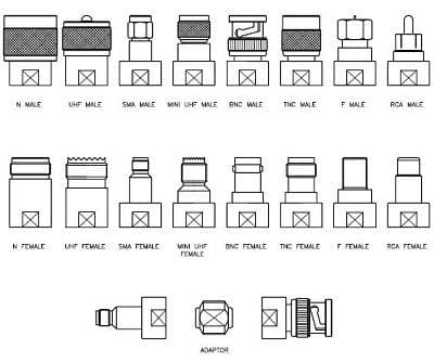 Adapter Part Drawing Universal Adaptor Kit 40 Pieces