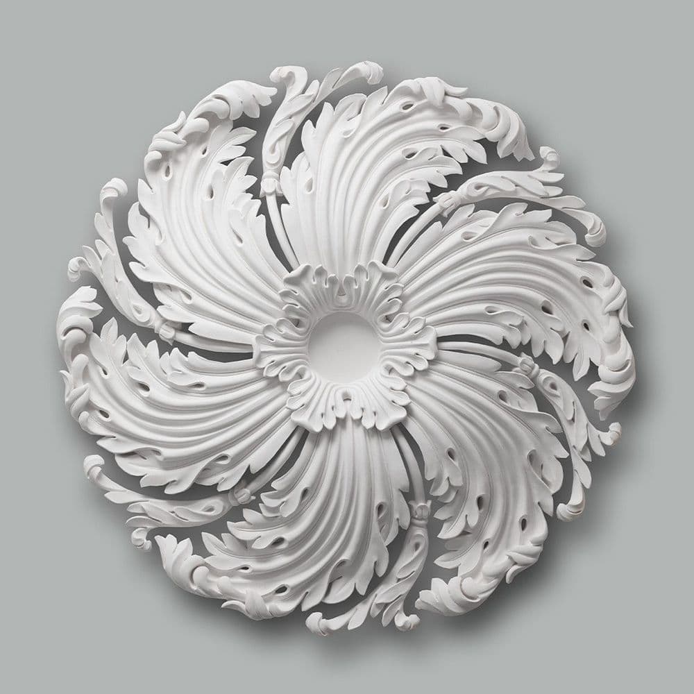 Large Classical Ornate Georgian Plaster Ceiling Rose