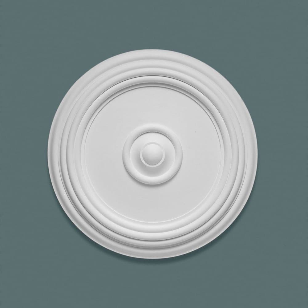 Regency Ceiling Roses Regency Plain Plaster Ceiling Rose - Medium