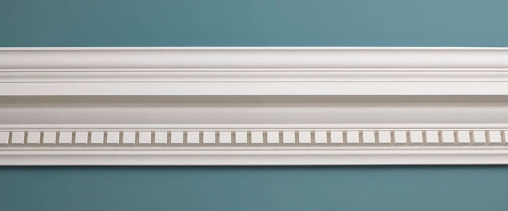 Authentic Neo Classical Georgian Stourhead Dentil Plaster Cornice